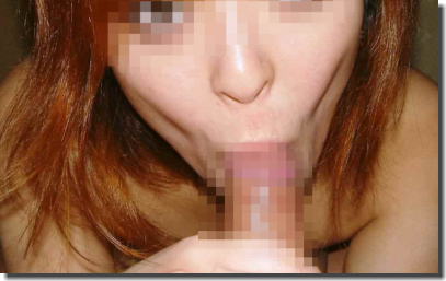 ひょっとこがチンコを吸い込むバキュームフェラのエロ画像 ③
