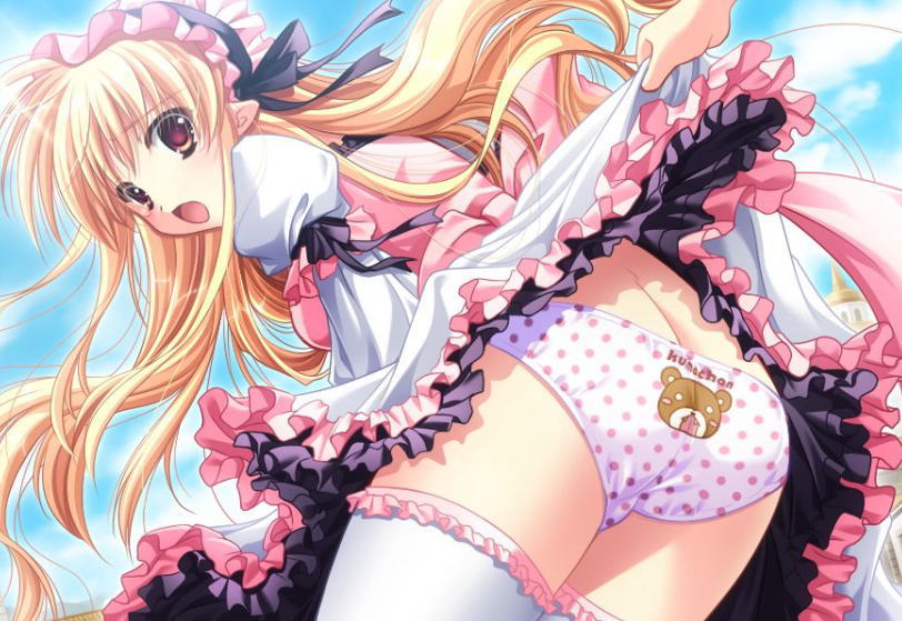 幼稚 動物柄 ロリ パンツ 二次元 エロ画像