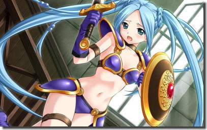 女戦士・女騎士がセクシー装備で露出してる二次元エロ画像 ①