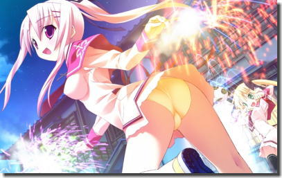 黄色・オレンジの暖色系パンツを穿いてる二次元エロ画像 ①