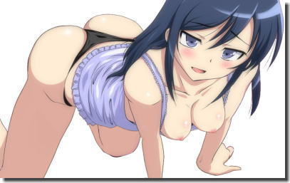 Tバックが食い込んだセクシーなお尻の二次元エロ画像 ①