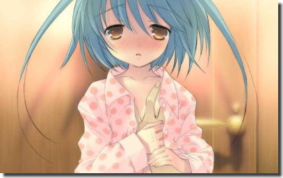 おっぱい揉んで…女の子が胸を触らせる二次元エロ画像 ①
