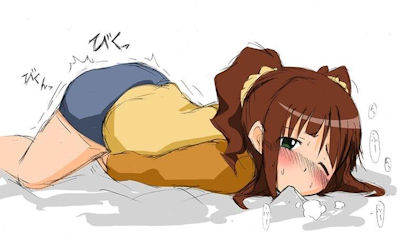 ビクッ！ビクンッ！って痙攣擬音の二次元エロ画像 ③