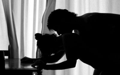モノクロセックスが美しい白黒写真のエロ画像 ①