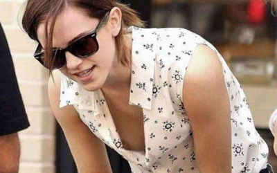 貧乳セレブや貧乳女優の胸チラ・乳首ポロリのエロ画像 ②