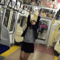 おふざけ JK パンチラ GIF エロ画像