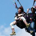 パラグライダー 空中 オナニー エロ画像