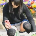 デニムスカート パンチラ エロ画像