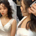 結婚式 胸チラ エロ画像