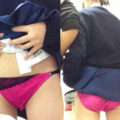 パンチラ JK 自撮り エロ画像